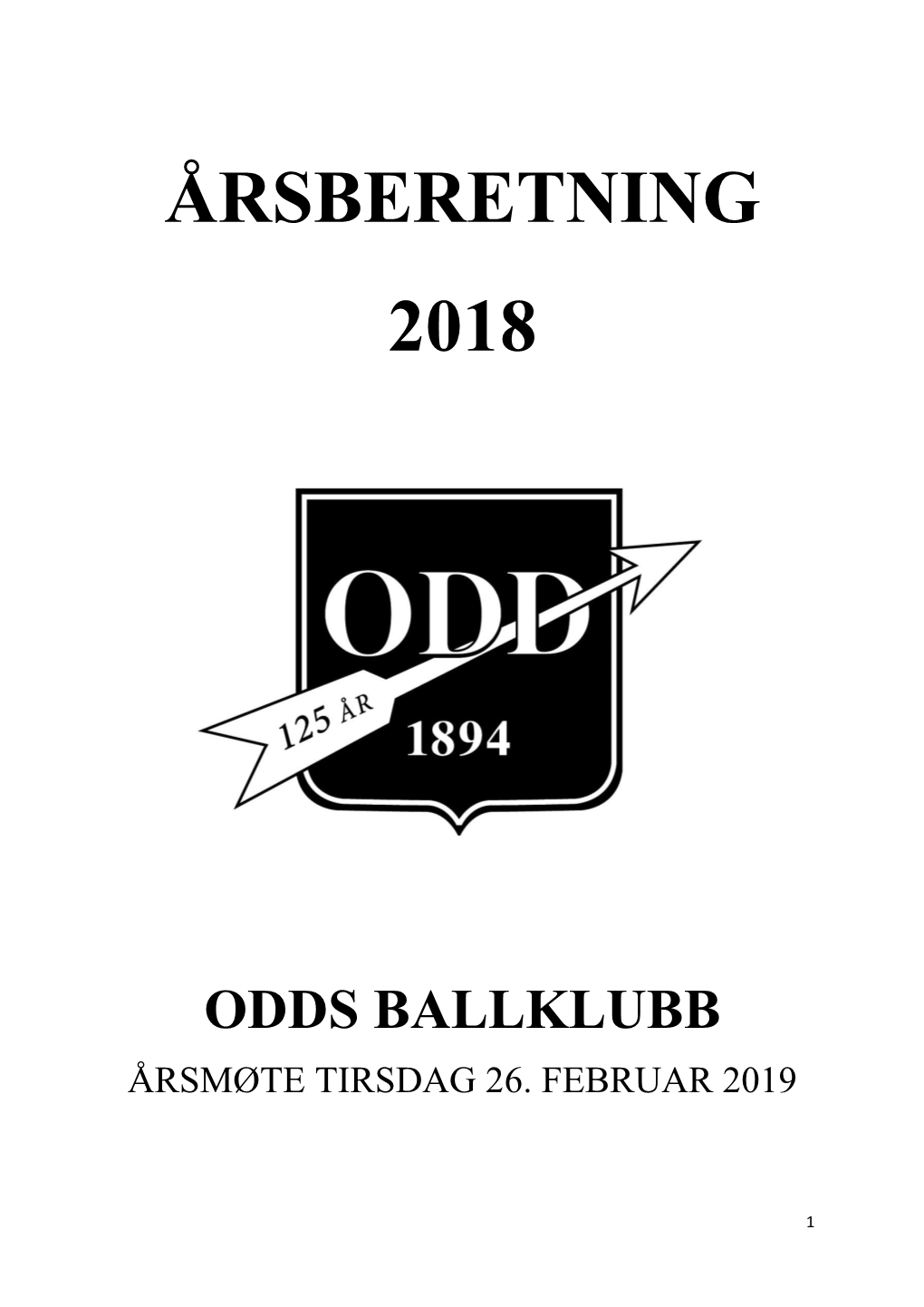 Årsberetning 2018