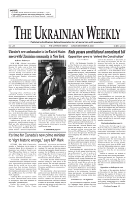 The Ukrainian Weekly 2003, No.52