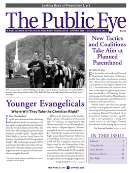 The Public Eye, Spring 2009