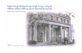 Raritan Borough Master Plan Update Somerset County Regional Center Strategic Master Plan