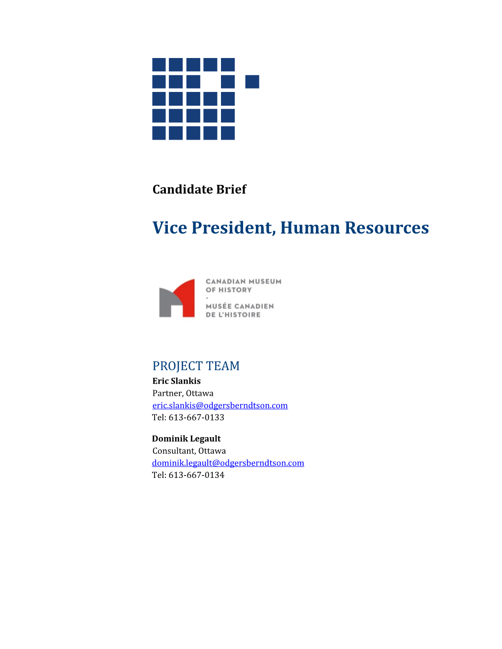 Vice President, Human Resources