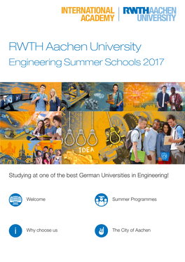 RWTH Aachen University Engineering Summer Schools 2017