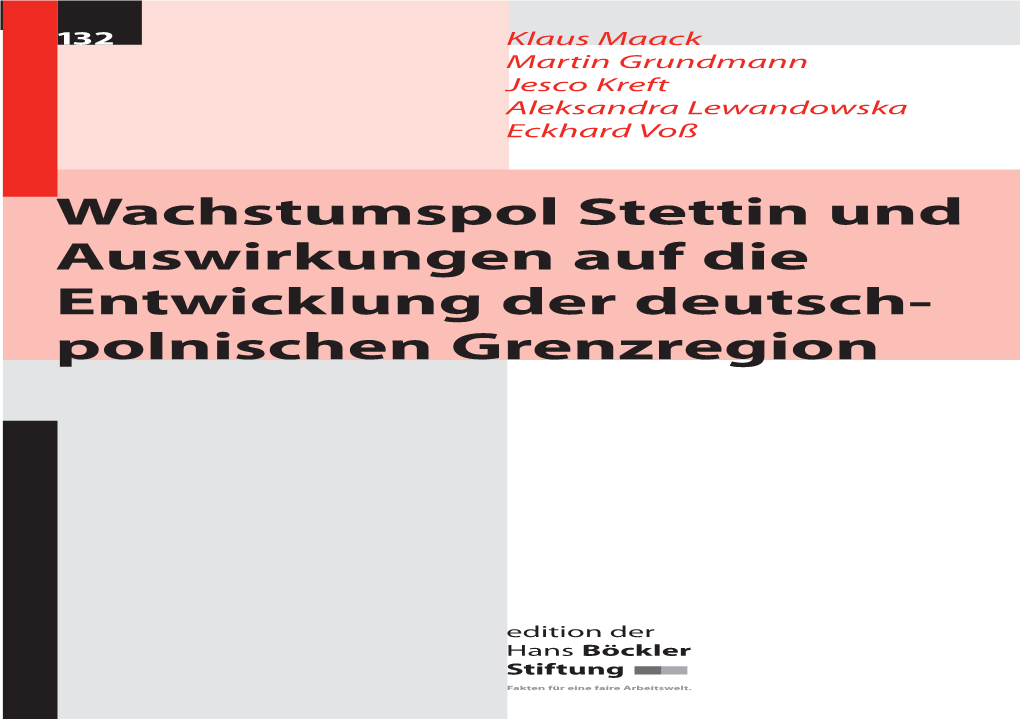 Wachstumspol Stettin Und Auswirkungen Auf Die Entwicklung