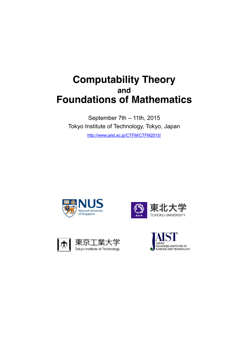 Computability Theory Foundations of Mathematics