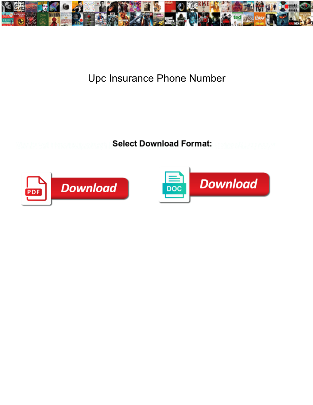 Upc Insurance Phone Number