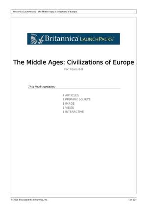 The Middle Ages: Civilizations of Europe