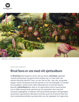 Rival Sons Er Ute Med Vilt Sjettealbum