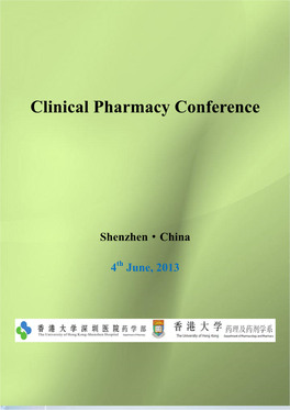 Clinical Pharmacy Conference