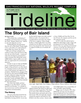 The Story of Bair Island by Doug Cordell the Bay Held the Largest Inter-Tidal, Wetland As Inner, Middle and Outer Bair