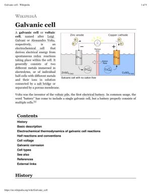 Galvanic Cell - Wikipedia 1 of 9