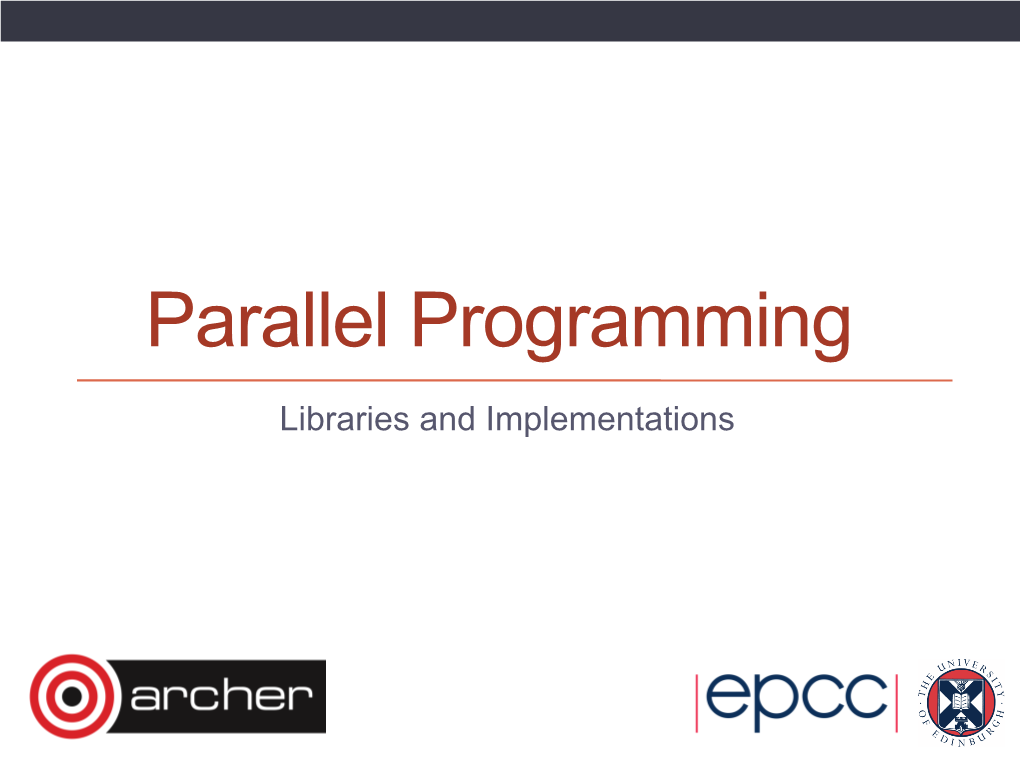 Parallel Libraries