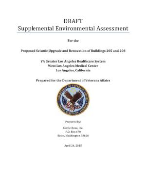 DRAFT Supplemental Environmental Assessment