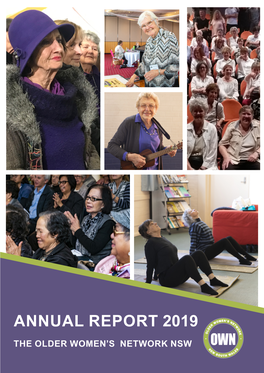 The Older Women's Network Nsw Annual Report 2019