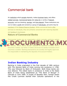 Commercial Bank