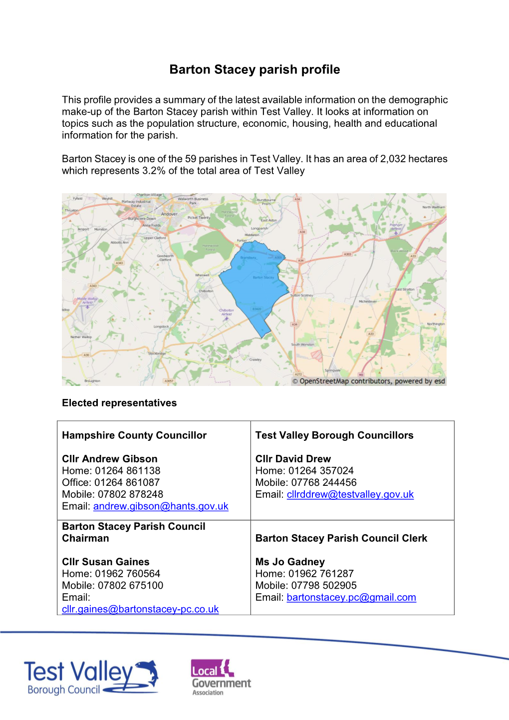 Barton Stacey Parish Profile