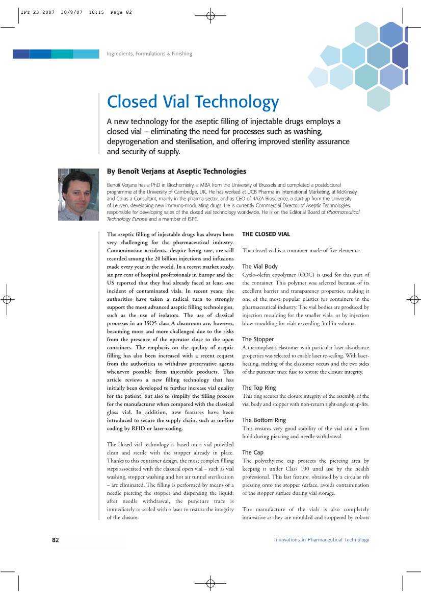 Closed Vial Technology