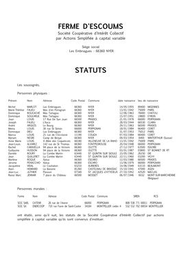 • Statuts Ferme D'escoums 20150125