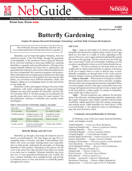 Butterfly Gardening Stephen M