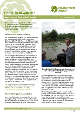 Fisheries Newsletter