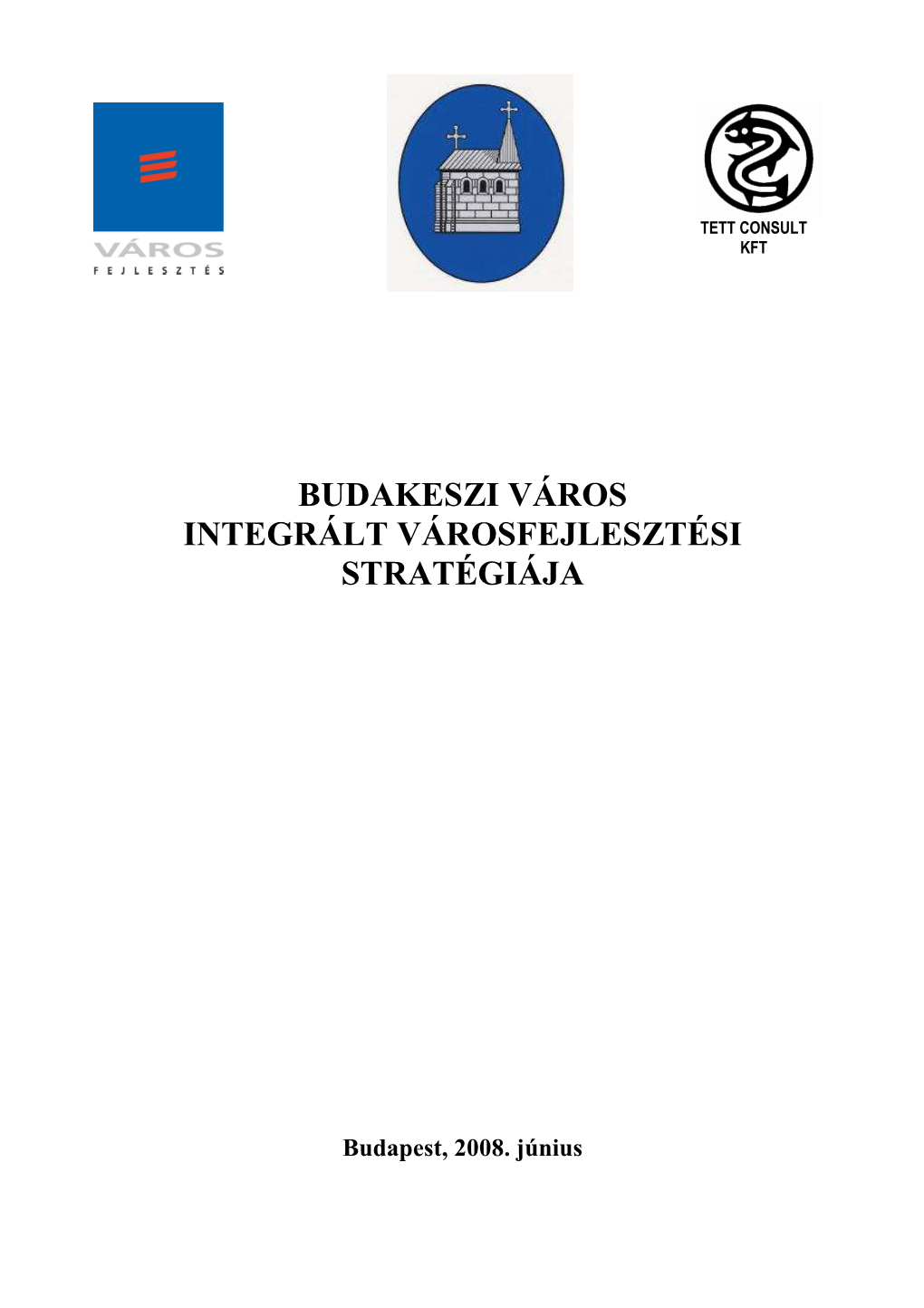 Budakeszi Város Integrált Városfejlesztési Stratégiája