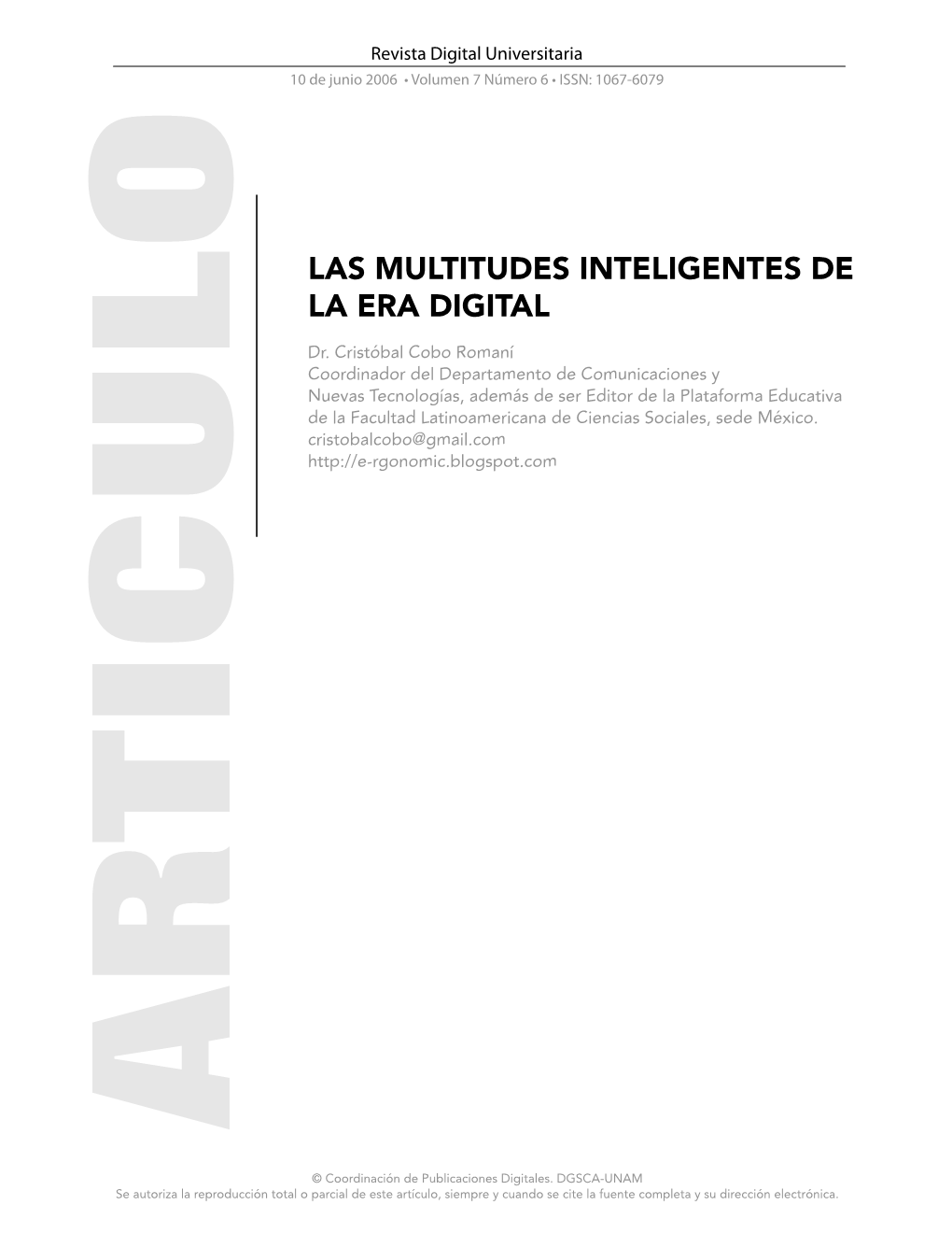 Las Multitudes Inteligentes De La Era Digital