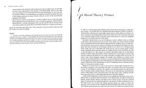 1 a Moral Theory Primer Explained in the Primer