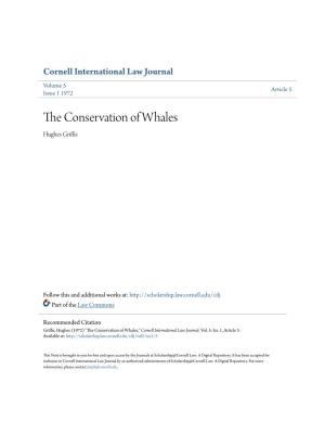 The Conservation of Whales