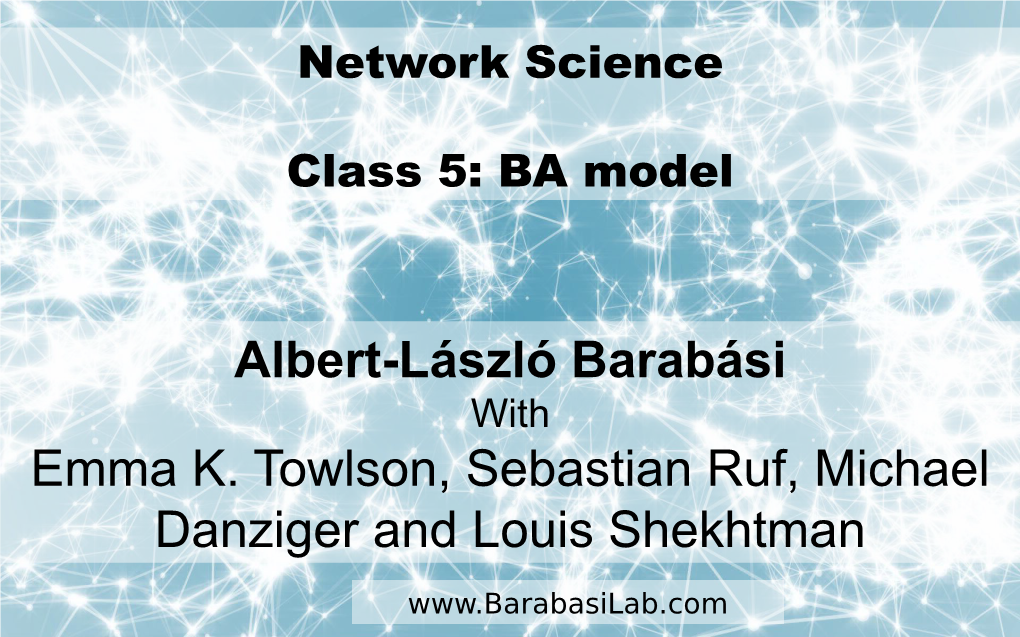 Barabási-Albert Model, a Scale-Free Network with Degree Exponent 3