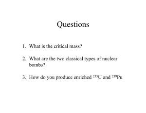 2. What Are the Two Classical Types of Nuclear Bombs?