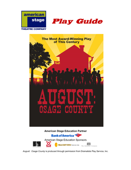 August Osage County Play Guide