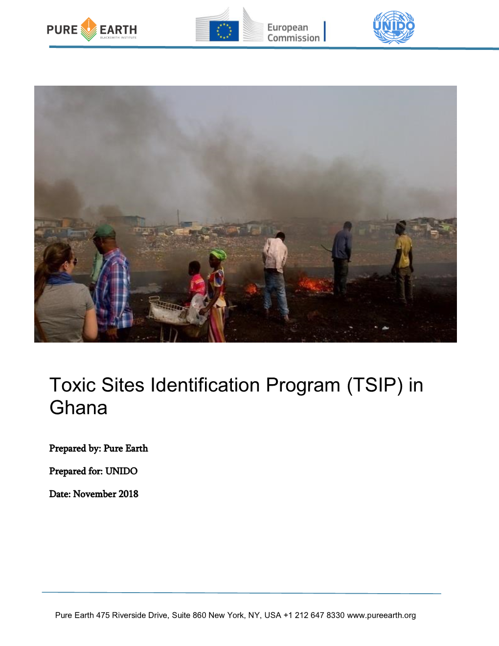 Toxic Sites Identification Program (TSIP) in Ghana