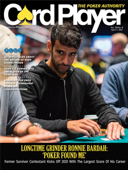 Longtime Grinder Ronnie Bardah: 'Poker Found