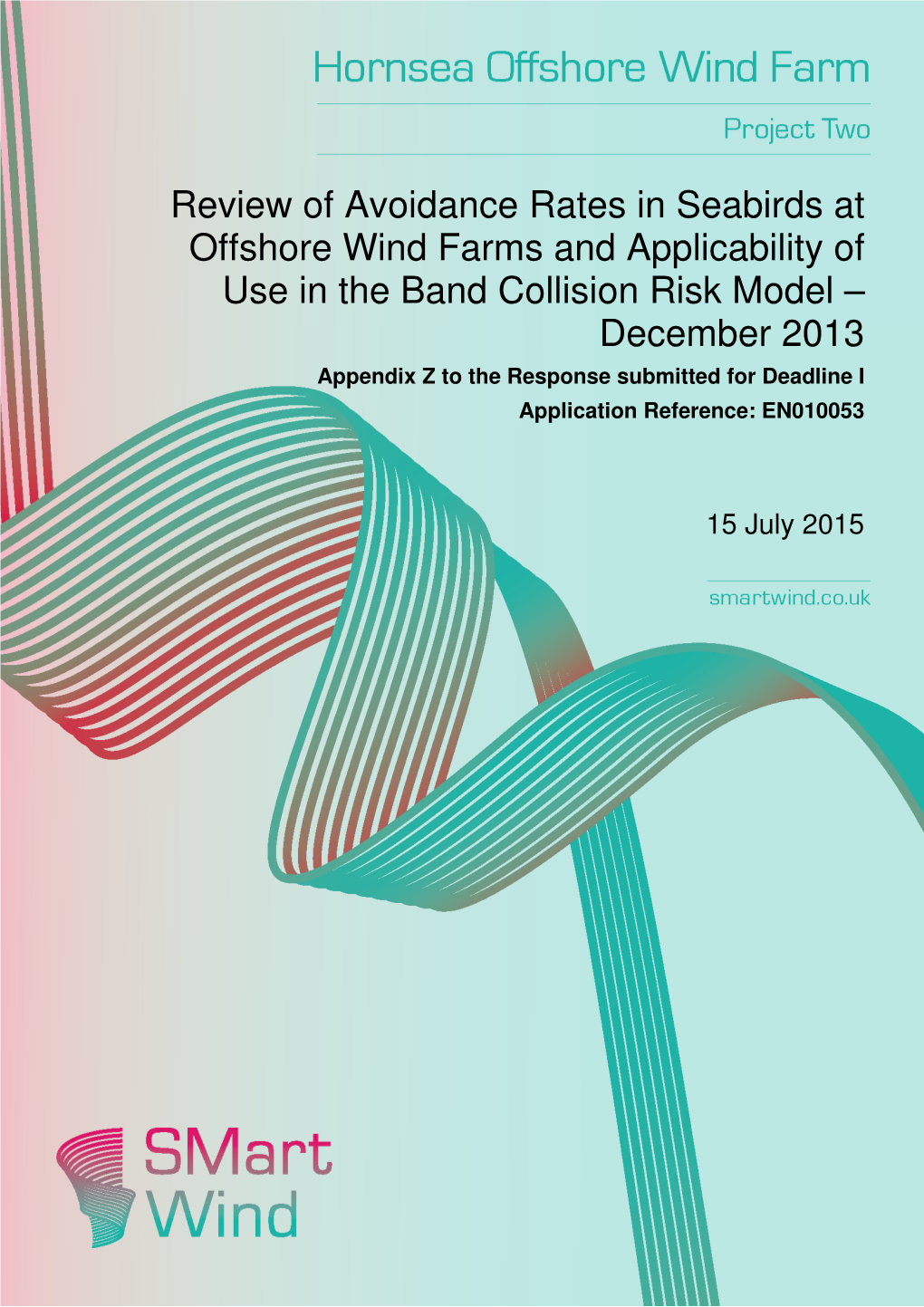 Review of Avoidance Rates in Seabirds at Offshore Wind Farms