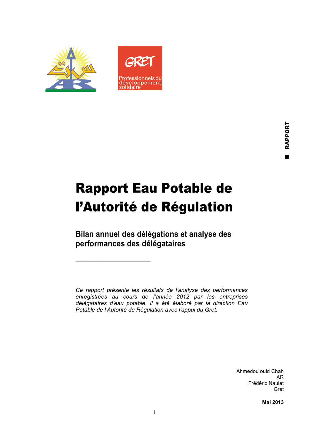 Exemple D'utilisation Du Modèle Rapport