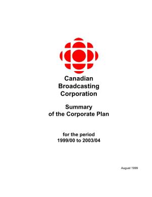 Summary of the Corporate Plan