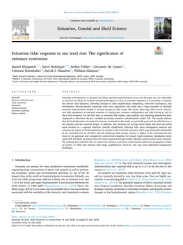 Estuarine Tidal Response to Sea Level Rise: the Significance of Entrance Restriction