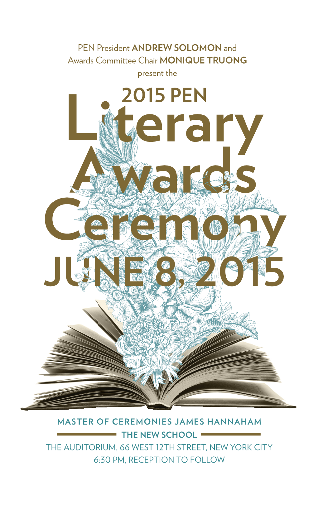 2015 PEN Literary Awards Program for Email.Pdf