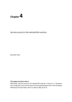 Chapter 4 Sea Lane Security in the Selected EAS Countries