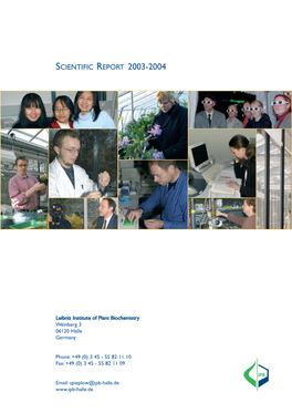 Scientific Report 2003-2004