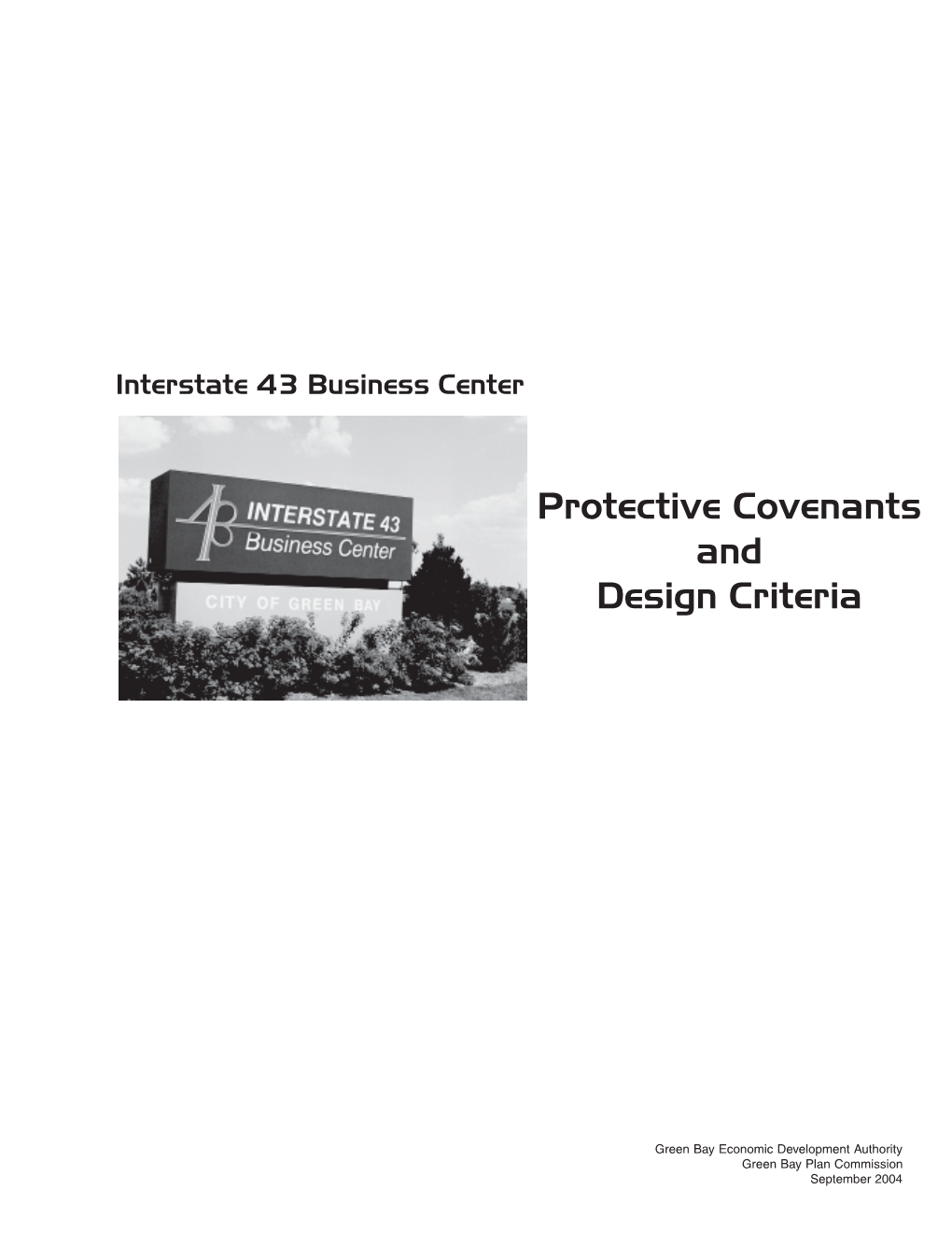 I-43 Protective Covenants