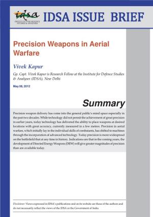 Precision Weapons in Aerial Warfare