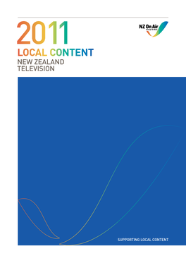 LOCAL CONTENT New Zealand Television