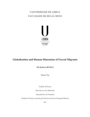 Globalization and Human Dimension of Forced Migrants