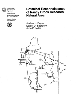 Botanical Reconnaissance of Nancy Brook Research Natural Area