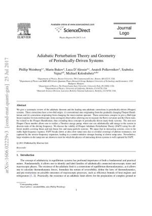 Adiabatic Perturbation Theory and Geometry of Periodically-Driven Systems