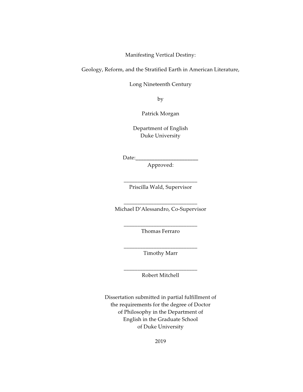 Geology, Reform, and the Stratified Earth in American Literature, Long Nineteenth Century by Patr