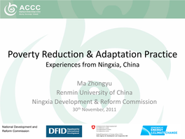 Poverty Reduction & Adaptation Practice