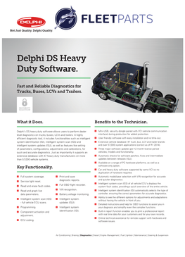 Delphi DS Heavy Duty Software