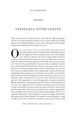 Venezuela After Chávez