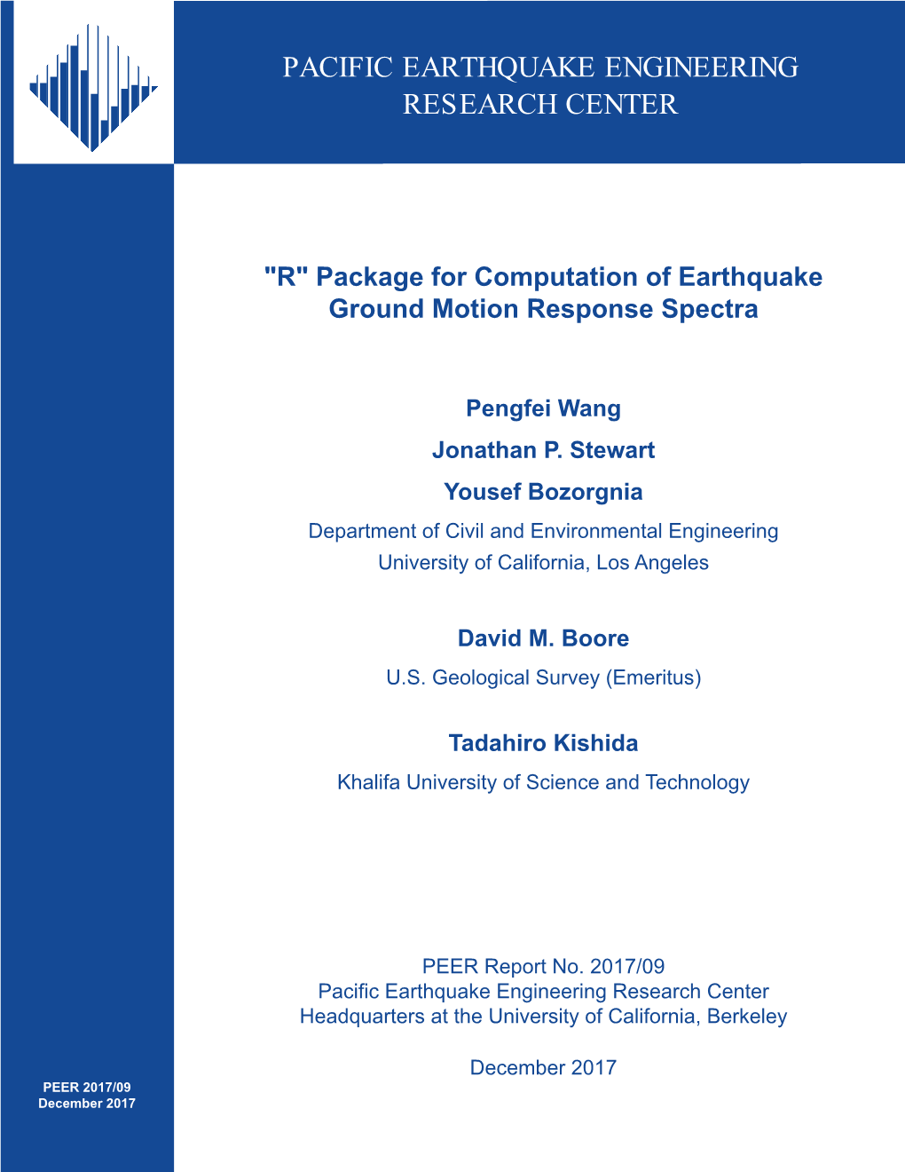 Package for Computation of Earthquake Ground-Motion Response Spectra